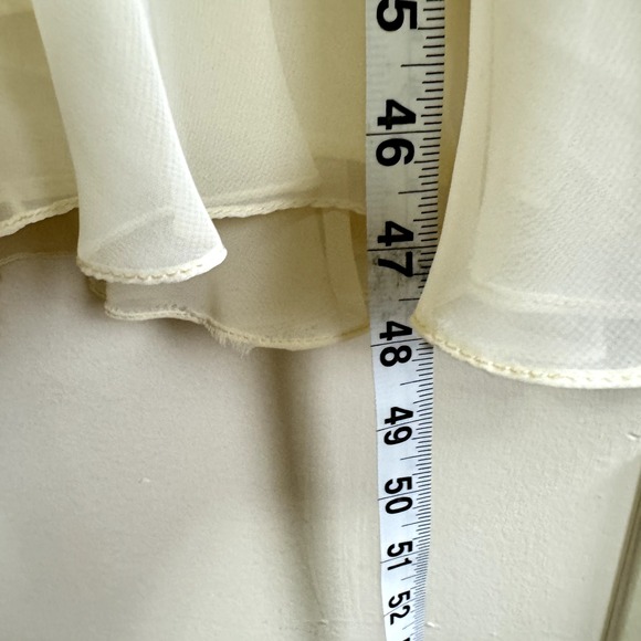 VTG JoEd Sophisticates Dress Size 12 Long Satin Sheer Romantic Elegant 60s Fairy - Picture 4 of 16